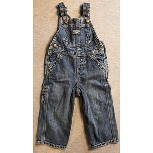 Classic Blue Denim Kids Overalls